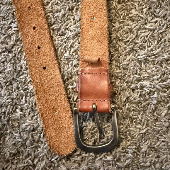 Cowboy 8 Belt Brown Leather Studded Rhinestones 1.25”x49” Western Cowgirl Rodeo - Picture 8 of 12